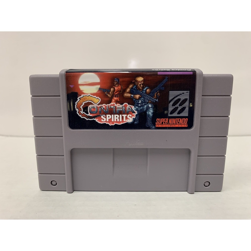Contra Spirits For Super Nintendo SNES NTSC USA/CANADA ROM